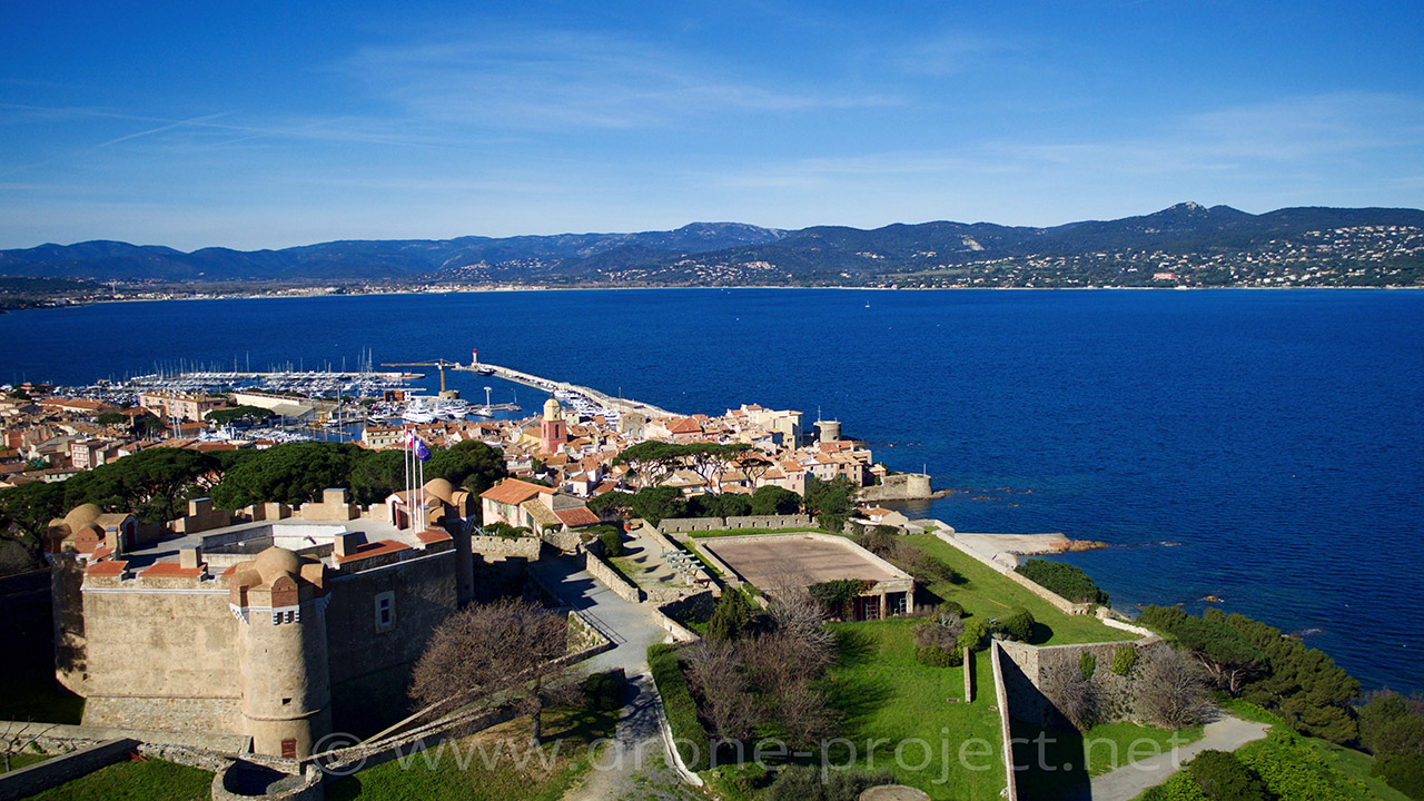 citadelle de Saint Tropez Var par drone ©drone.project